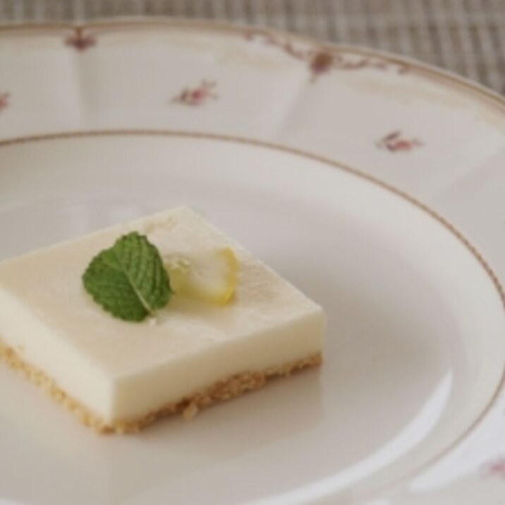 夏向きさっぱり!レアチーズケーキ